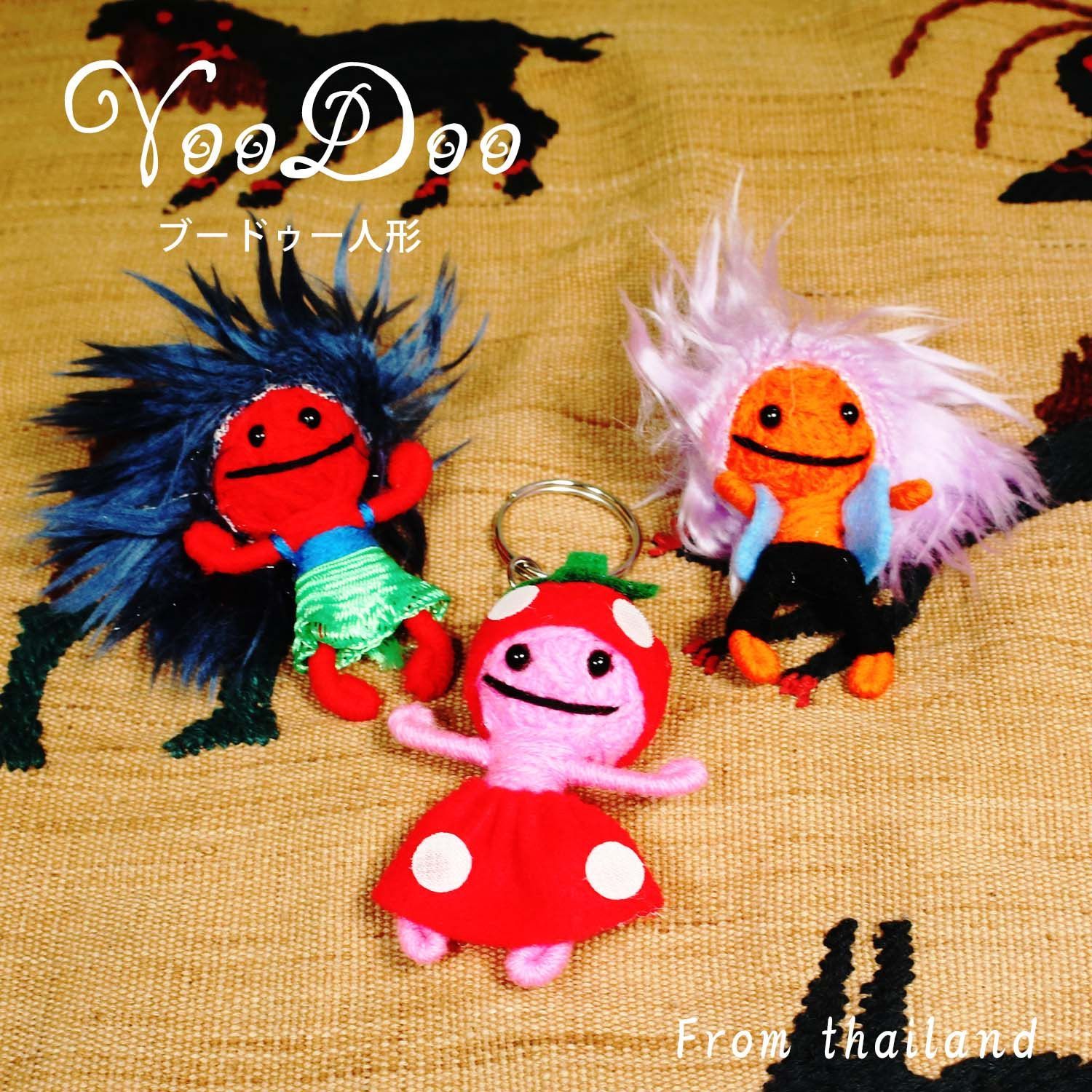 ブードゥー人形 ユニークver お守り 願掛け 身代わり 〈7700395