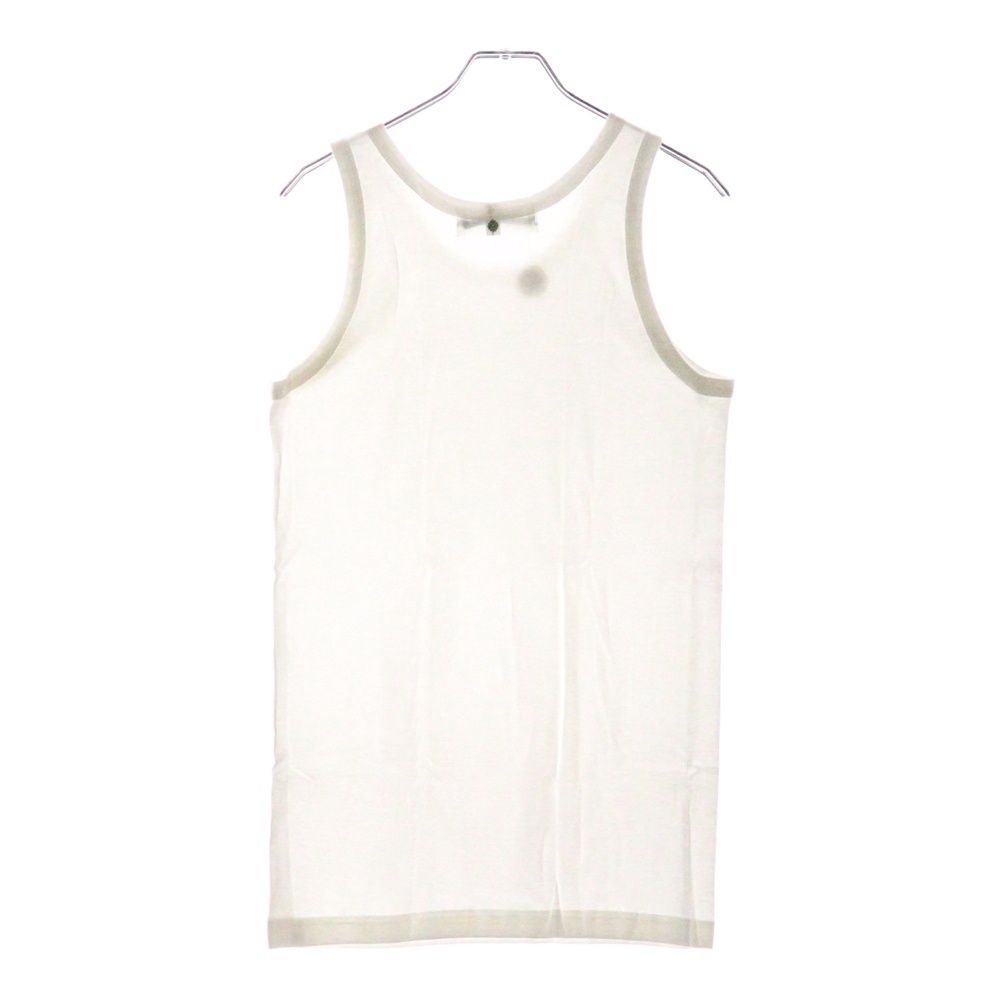 CHROME HEARTS (クロムハーツ) グンゼ タンクトップ ノースリーブ リブ