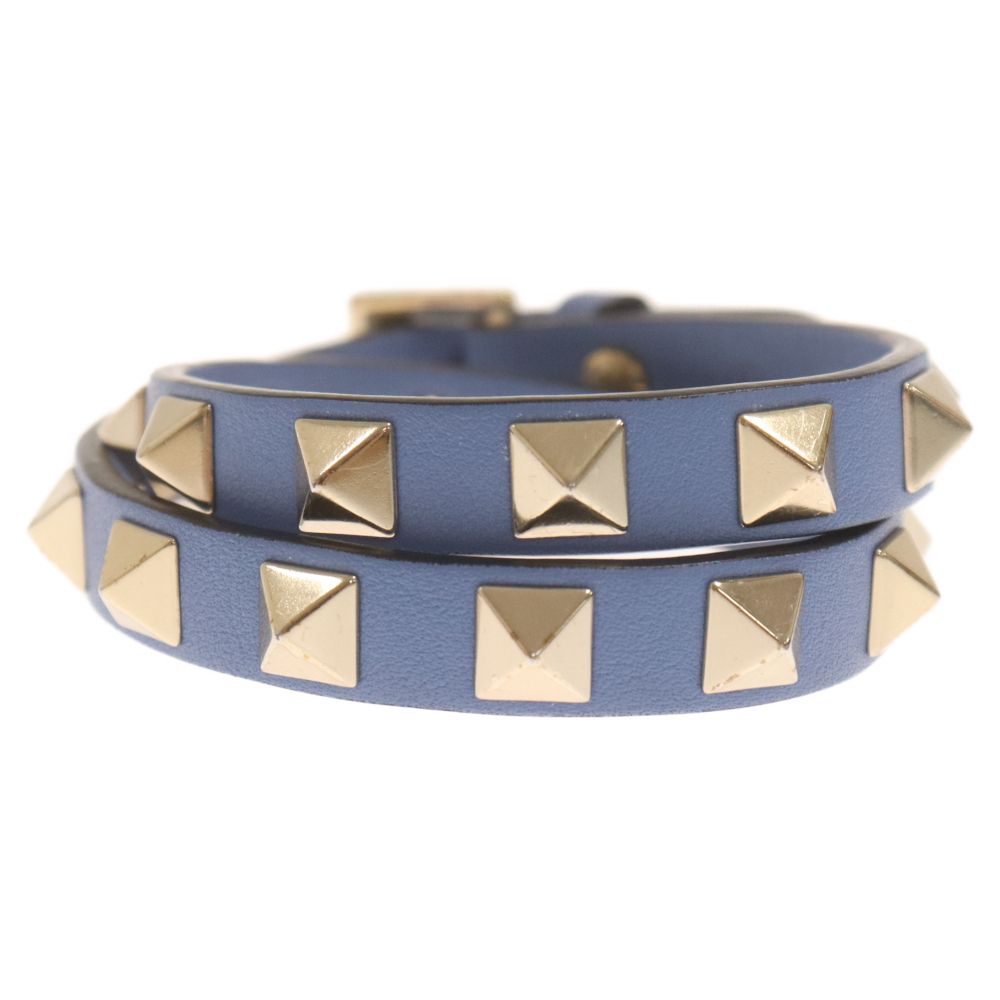 VALENTINO ロックスタッズブレスレット ライトブルー VALENTINO GARAVANI (ヴァレンチノガラヴァーニ) ロックスタッズ