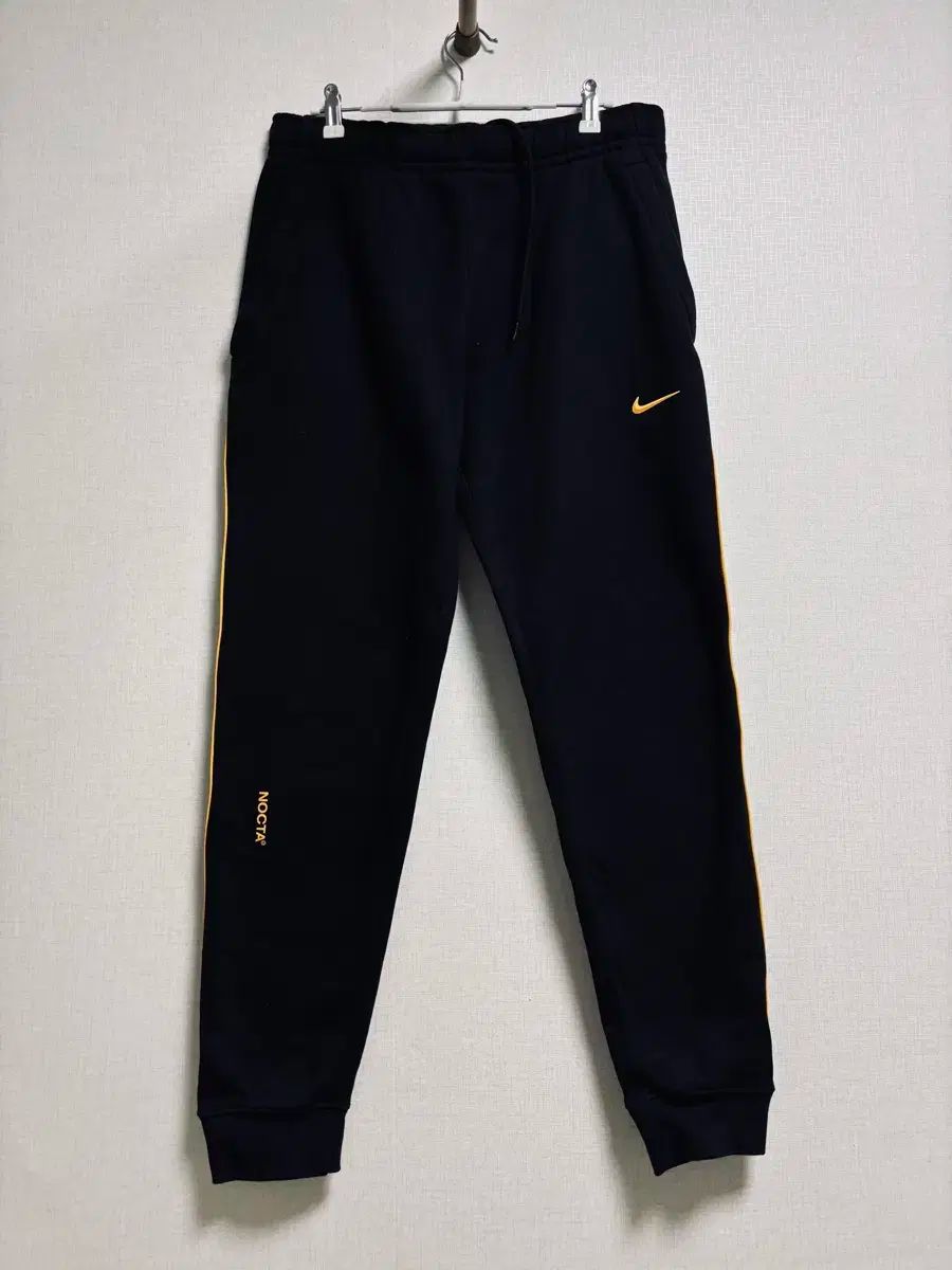 NIKE ノクタ NOCTA スウェット ジョガーパンツ ブラック イエローM ナイキ × ノクタ テックフリース パーカー ＆ ジョガーパンツ
