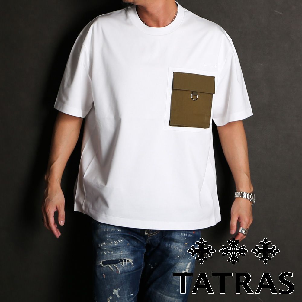 【国内正規品】【TATRAS/タトラス】 VENTO - ヴェント - WHITE / Tシャツ / MTLA24S8008-M【送料無料】