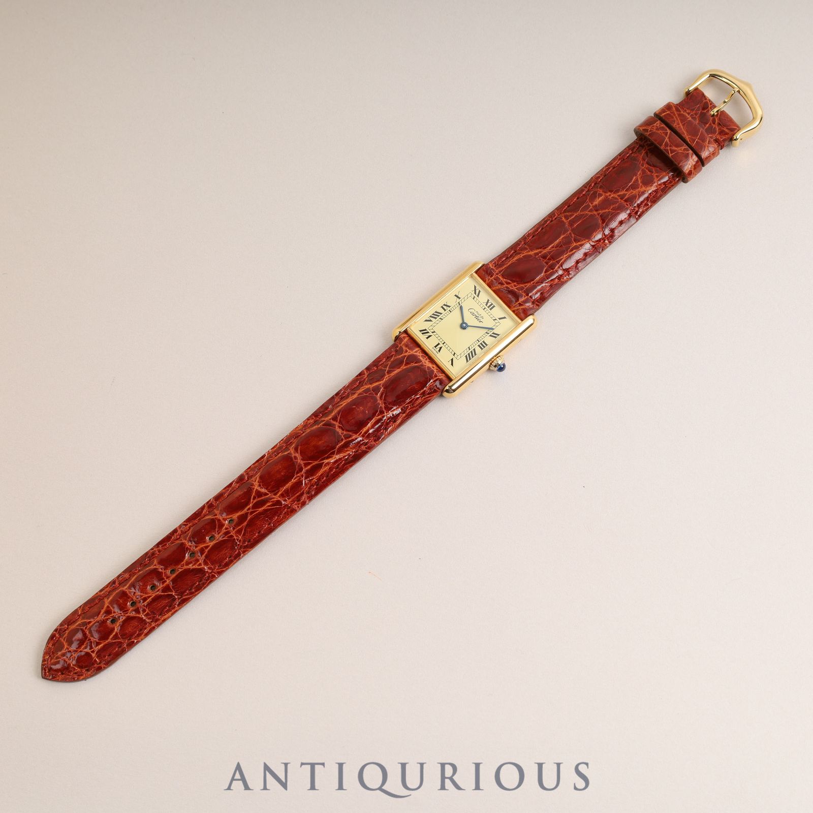 カルティエ マストタンク LM QZ アイボリー文字盤 - メルカリ