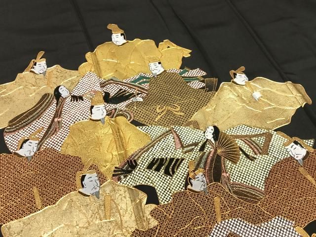 平和屋着物●豪華黒留袖