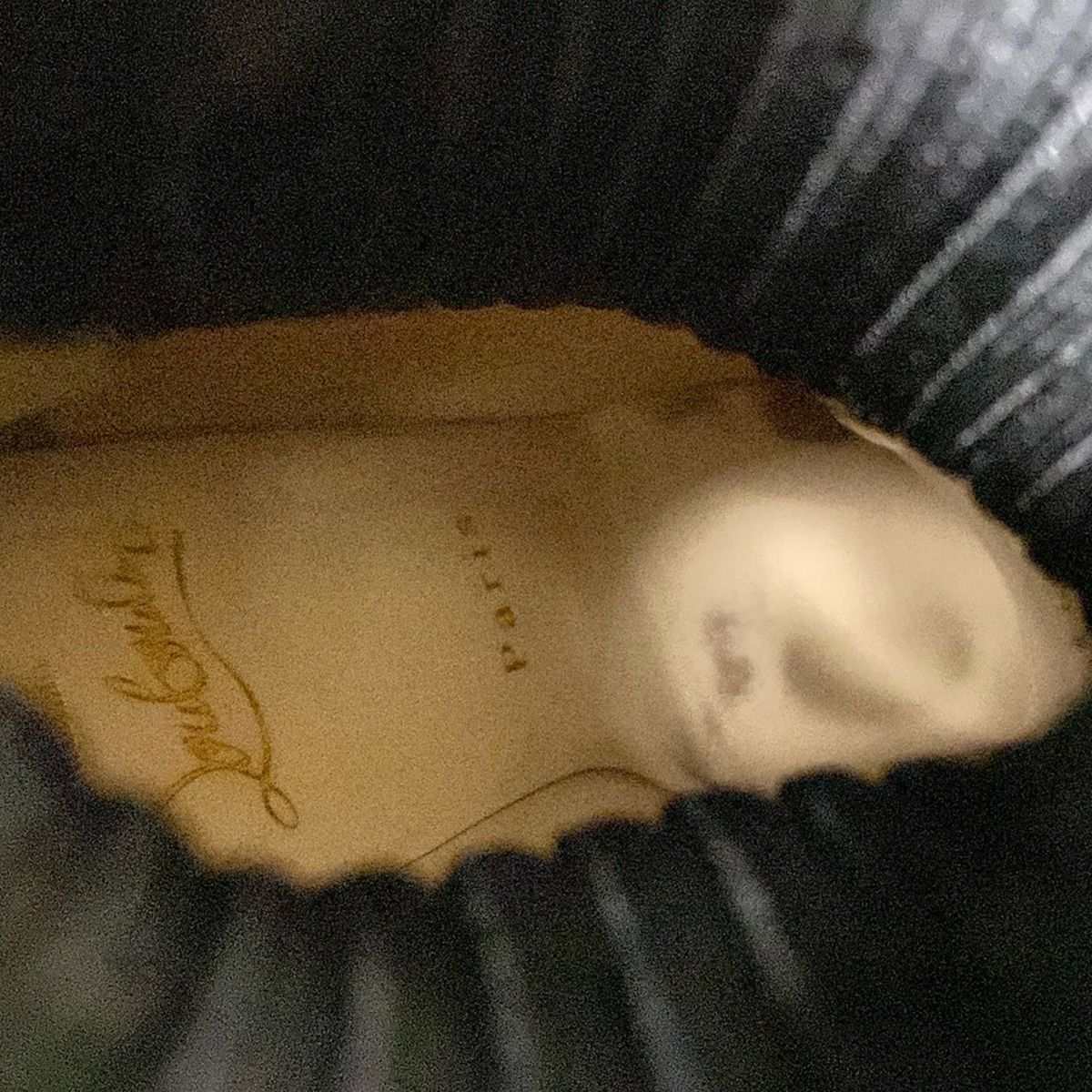 クリスチャンルブタン ショートブーツ 36 レディース - 黒×ゴールド パンチング|ソックスブーツ|アウトソール張替済 レザー KIN-KAAI_COM