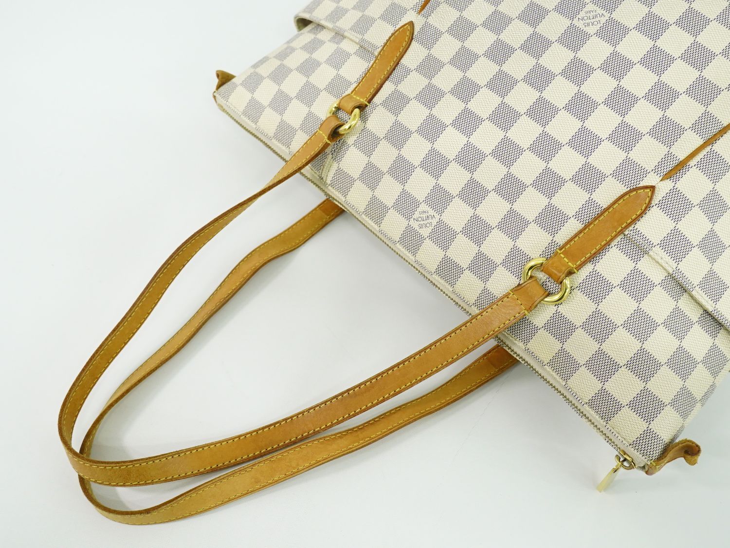 本物 ルイヴィトン LOUIS VUITTON LV 旧型 トータリー MM ダミエ  