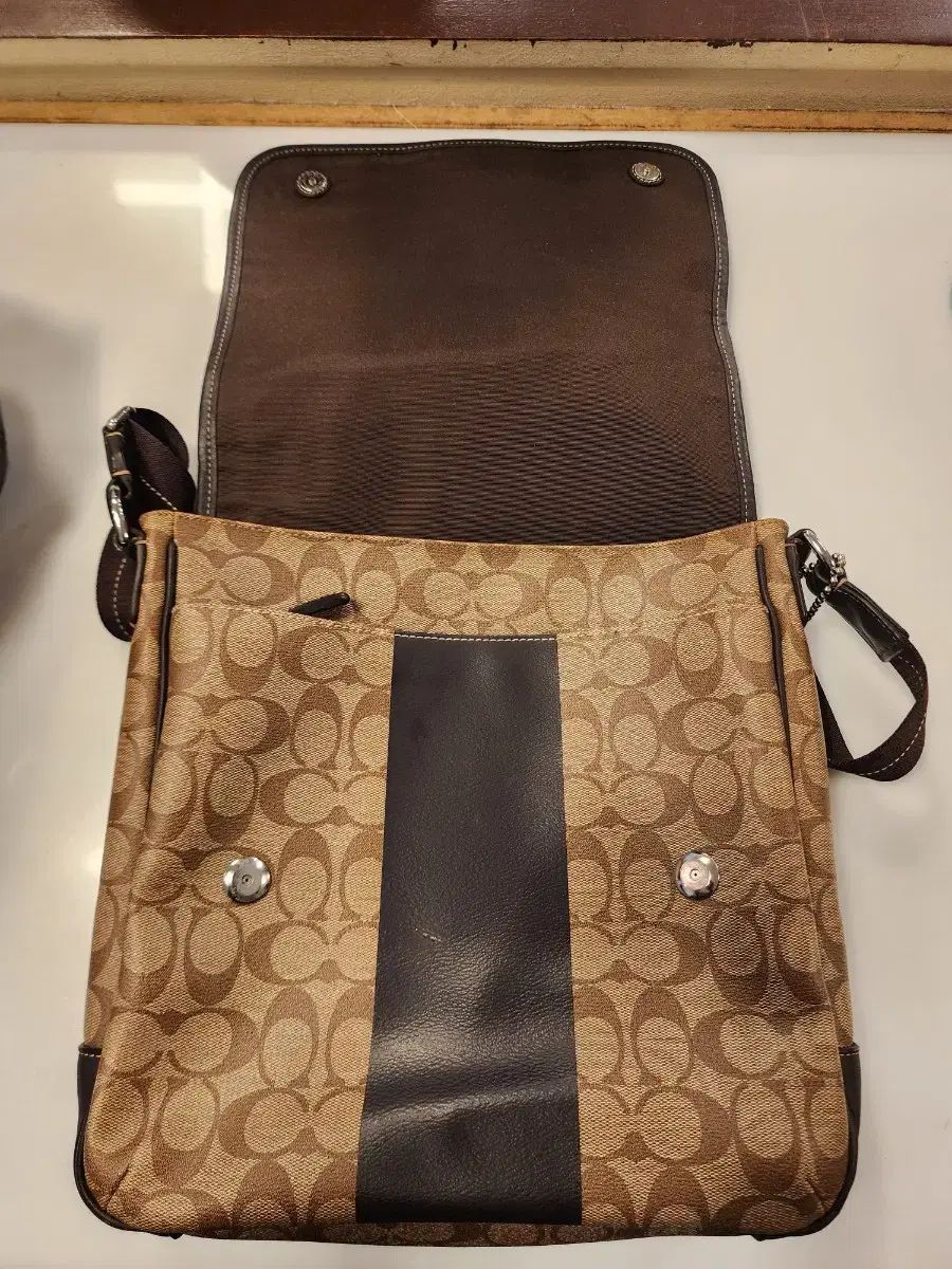 COACH(コーチ) シグニチャー クロスバッグ ブラウン