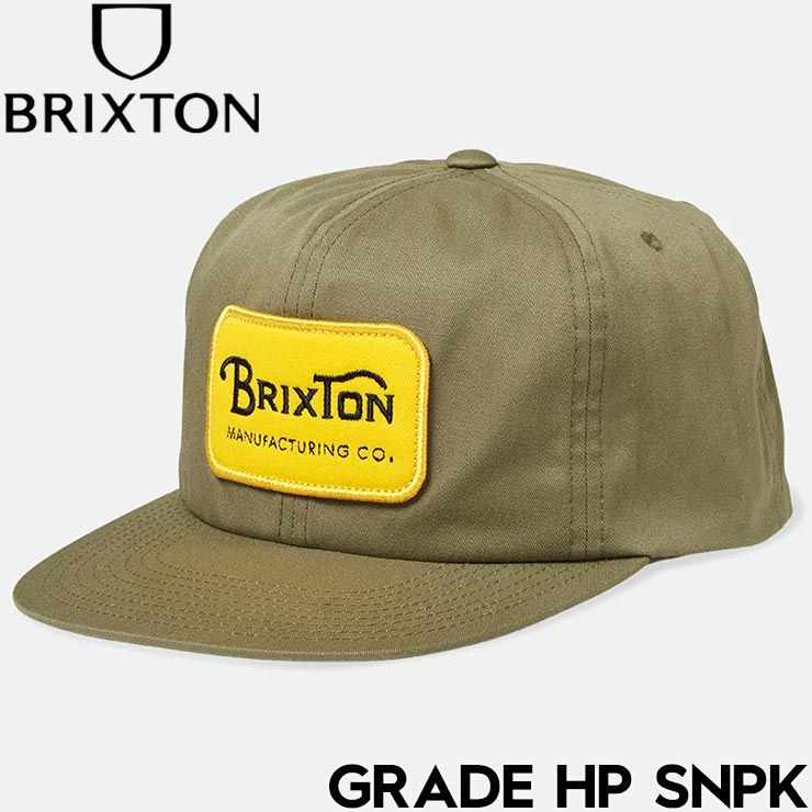 帽子 BRIXTON GRADE HP SNPK 11697 OLVSP Brixton | Grade HP SNPK Off White/Black | Hats – Gunthers