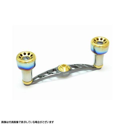 メガテック リブレ LIVRE FullComp CRANK 100(クランク) ダイワ 左巻用 (ガンメタP+ゴールドG) 製品番号 FLDK100-A3-GMG