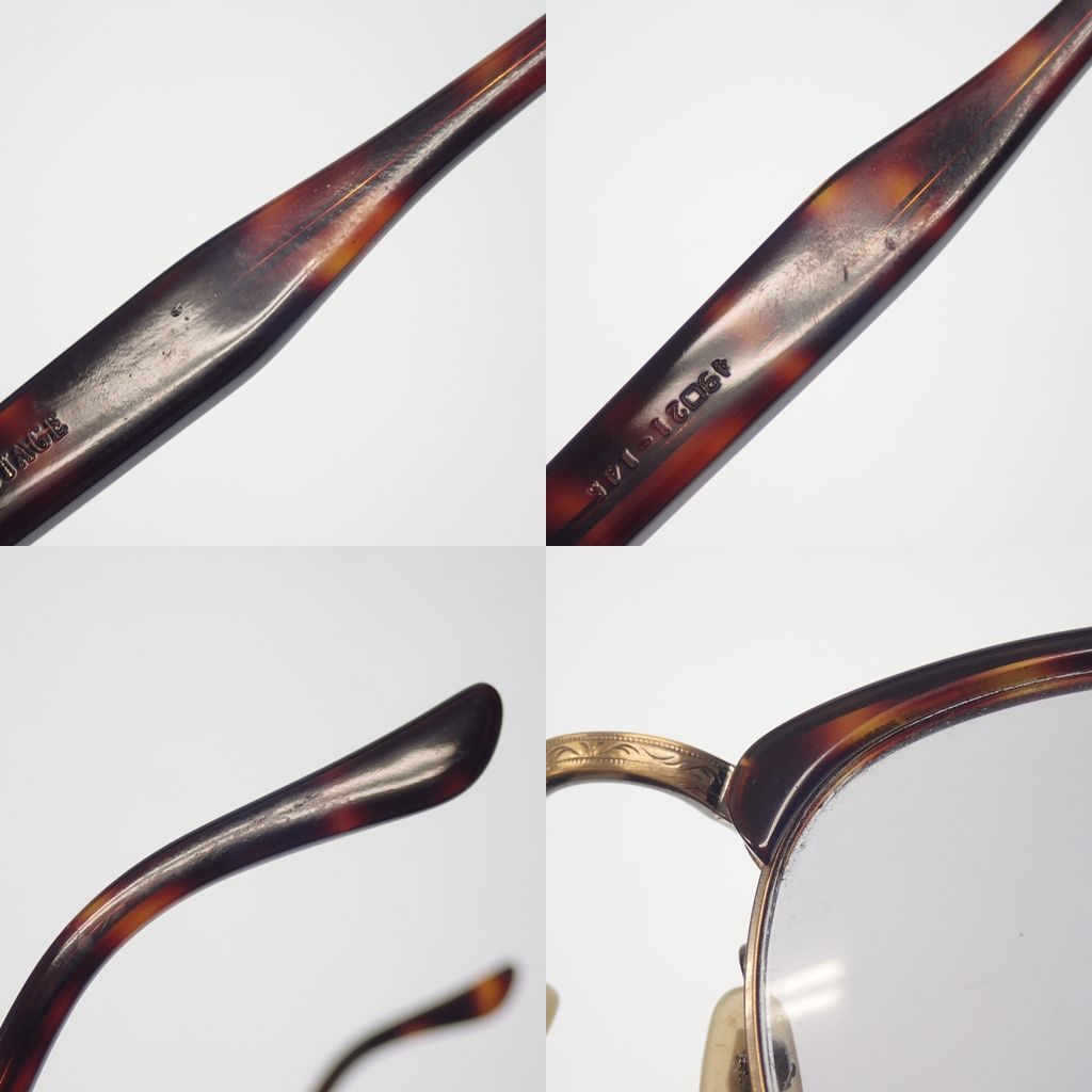 金子眼鏡 サングラス 49□21-145 ブラウン系 ケース付き【AFI11】