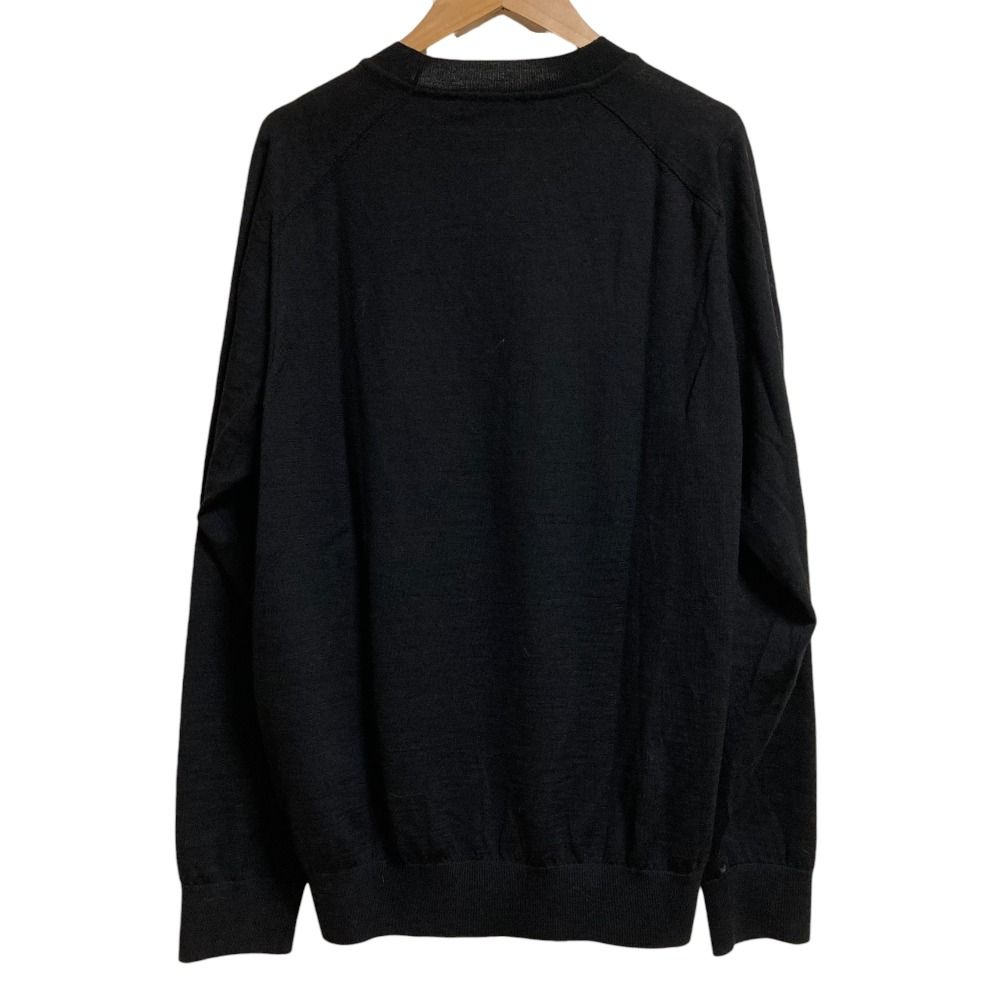 美品 23AW UMEDA ウメダニット SUPER HIGH GAUGE CREW NECK PULL OVER クルーネック カットソー セーター Mサイズ ブラック レディース 古着 中古 美品 23AW UMEDA ウメダニット SUPER HIGH GAUGE CREW NECK PULL