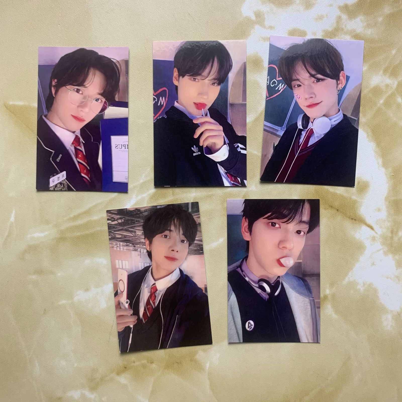 匿名配送】 TXT 韓国 ACT:PROMISE EP.2 仁川 MOAZONE トレカ 5枚