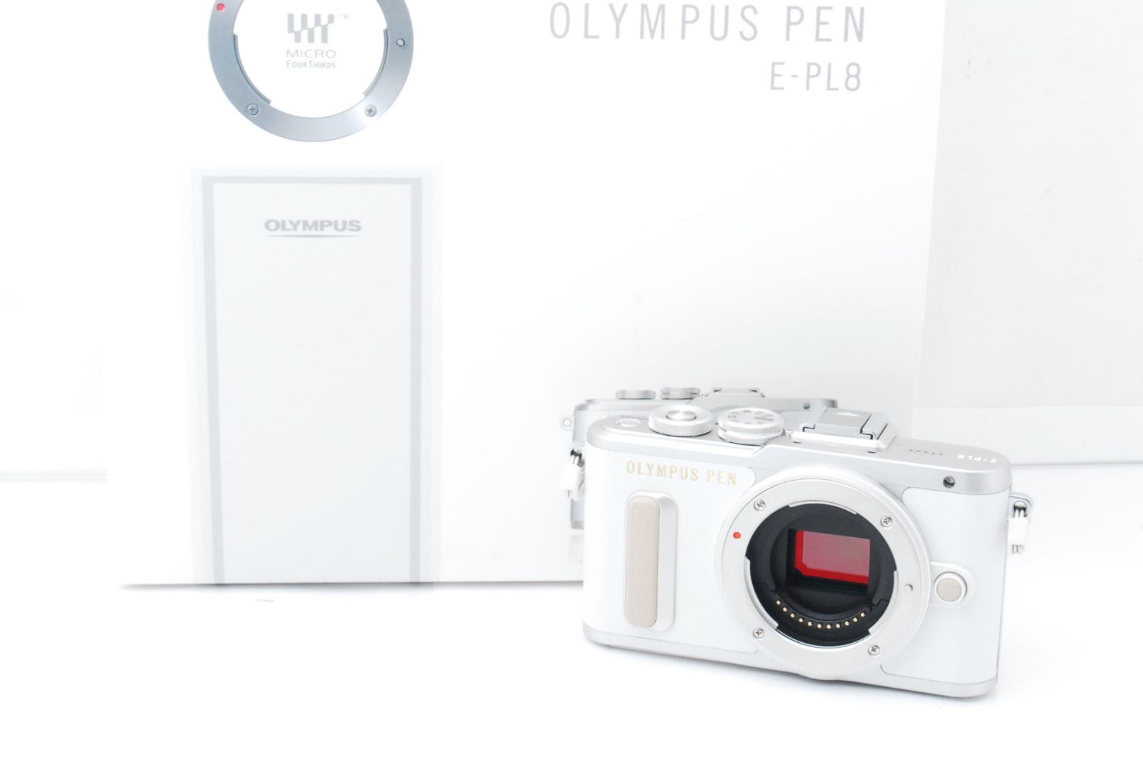 オリンパス) OLYMPUS E-PL8 ボデイ ホワイト ❤️洗練されたデザイン