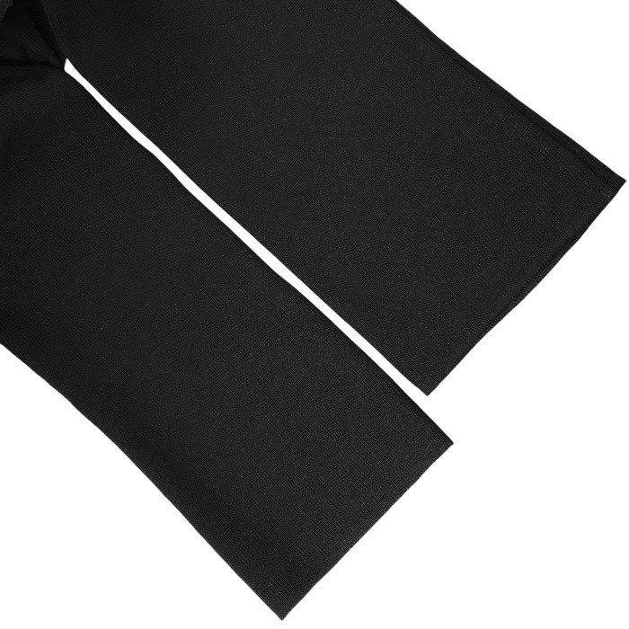 ISSEY MIYAKE PERMANENTE イッセイミヤケ ペルマネンテ ロングカーディガン レディース 秋 アクリル ブラック S PE63-KA143 中古 MK1 ISSEY MIYAKE - ISSEY MIYAKE PERMANENTE イッセイミヤケ ペルマネンテ