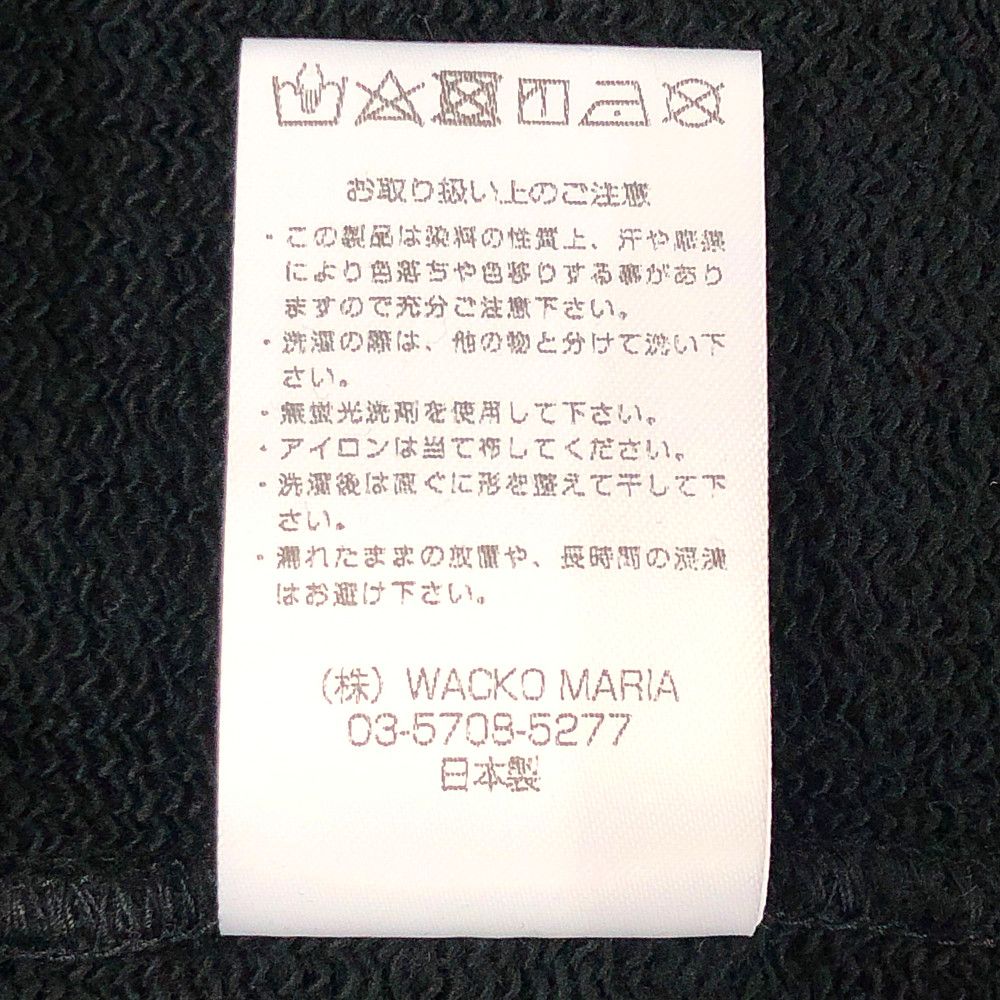 WACKO MARIA ワコマリア 2PAC プリント ヘビーウエイト スウェット 黒/MONO サイズL 正規品 / 31869