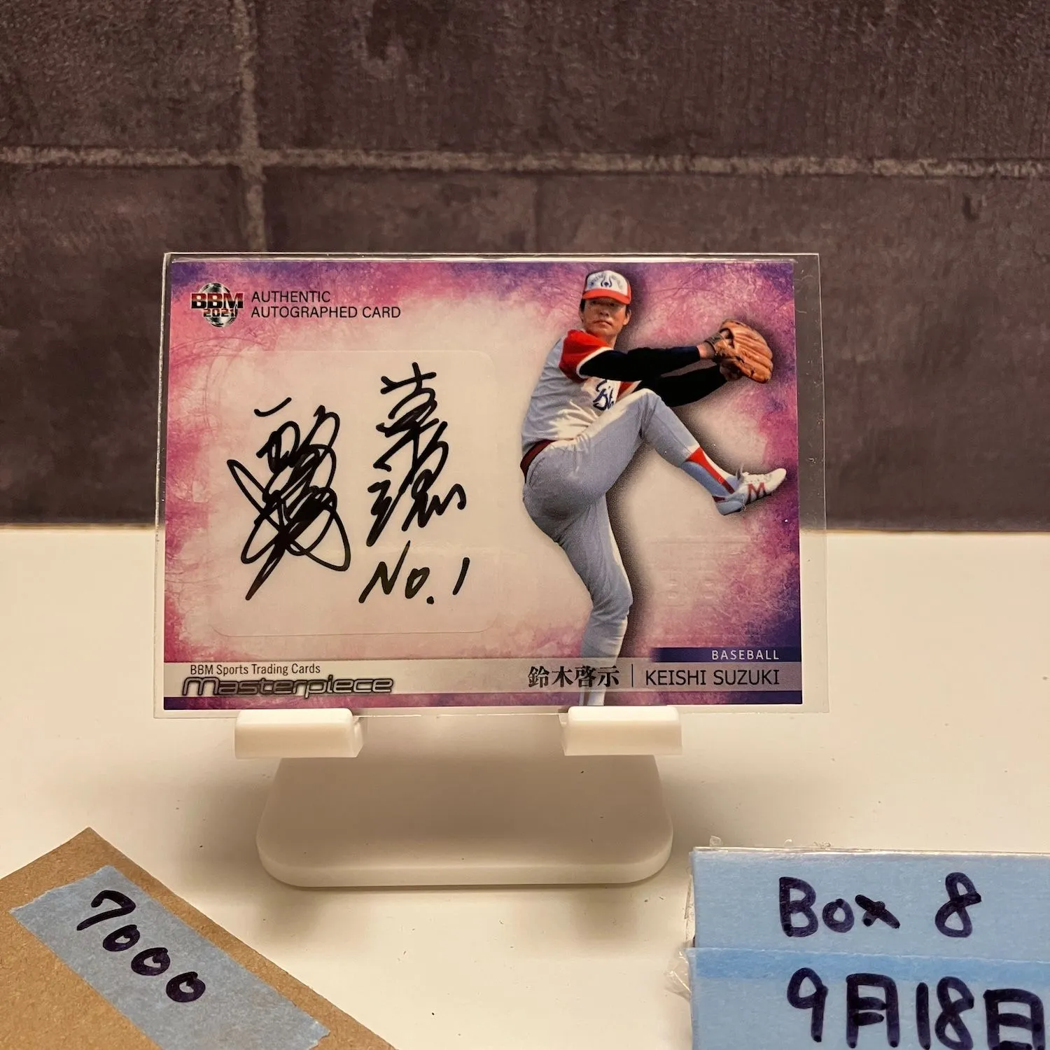 鈴木啓示直筆サインカード・近鉄バッファローズ ミントモール ⁄ MINT