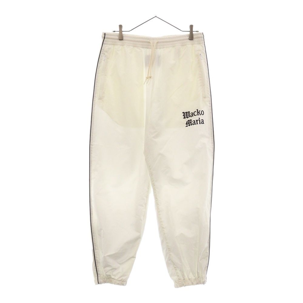 WACKO MARIA (ワコマリア) 23SS TRACK PANTS -B- ロゴ刺繍 ナイロン トラック パンツ ホワイト  23SS-WMO-TP04 - メルカリ