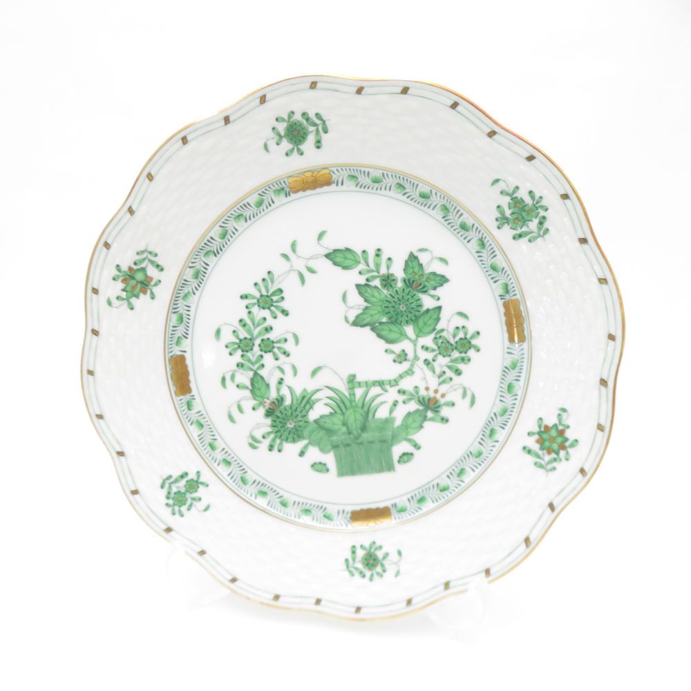 Herend ヘレンド インドの華 FV 517 中皿 19cmデザートプレート ケーキ 金彩 SU13150H2