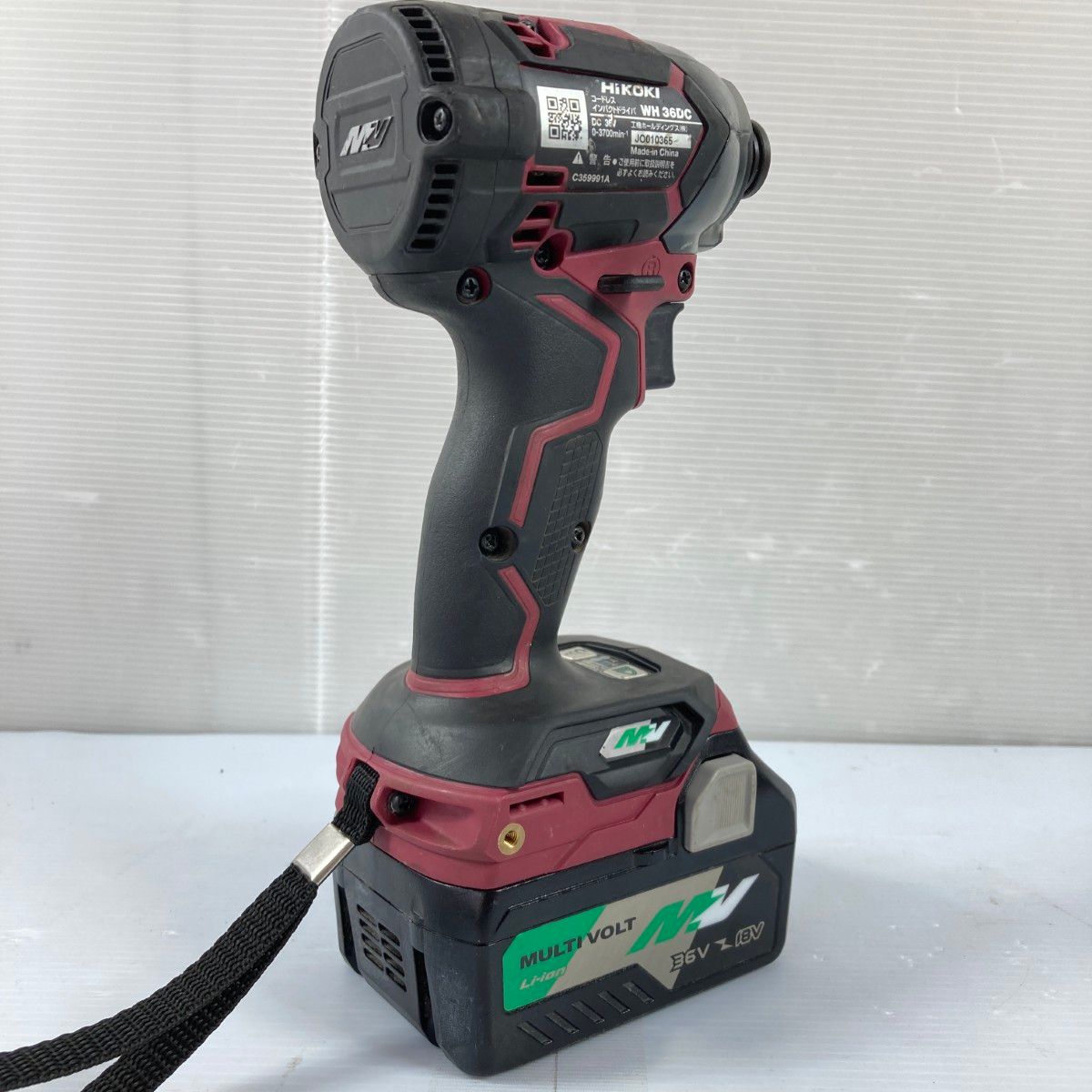 ＊＊HiKOKI ハイコーキ 36v コードレスインパクトドライバ WH36DC パープル PSEマーク有