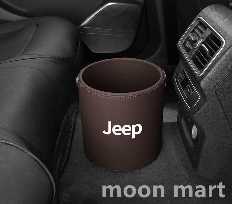 新品 ！ジープ Jeep エンブレム 車用収納ケース車用ゴミ箱 ダストボックス 車用 車載 モ力 ゴミ箱 Wrangler ジープチェロキー ジープラングラー ラングラーアンリミテッド