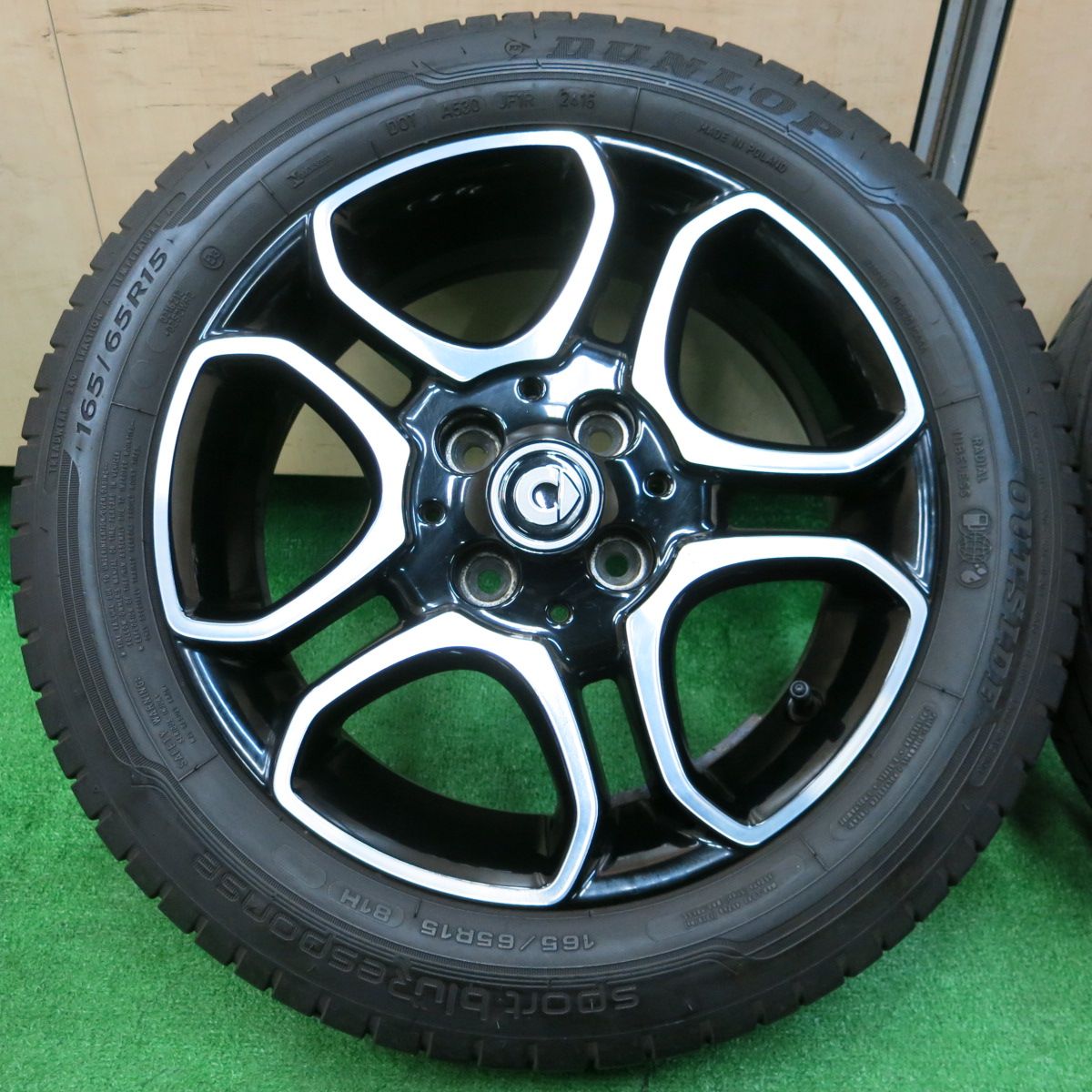 送料無料*キレイ☆スマート フォーフォー W453 純正 185/60R15 ダンロップ SPORT BLURESPONSE 15インチ  PCD100/4H☆3112807イノ - メルカリ