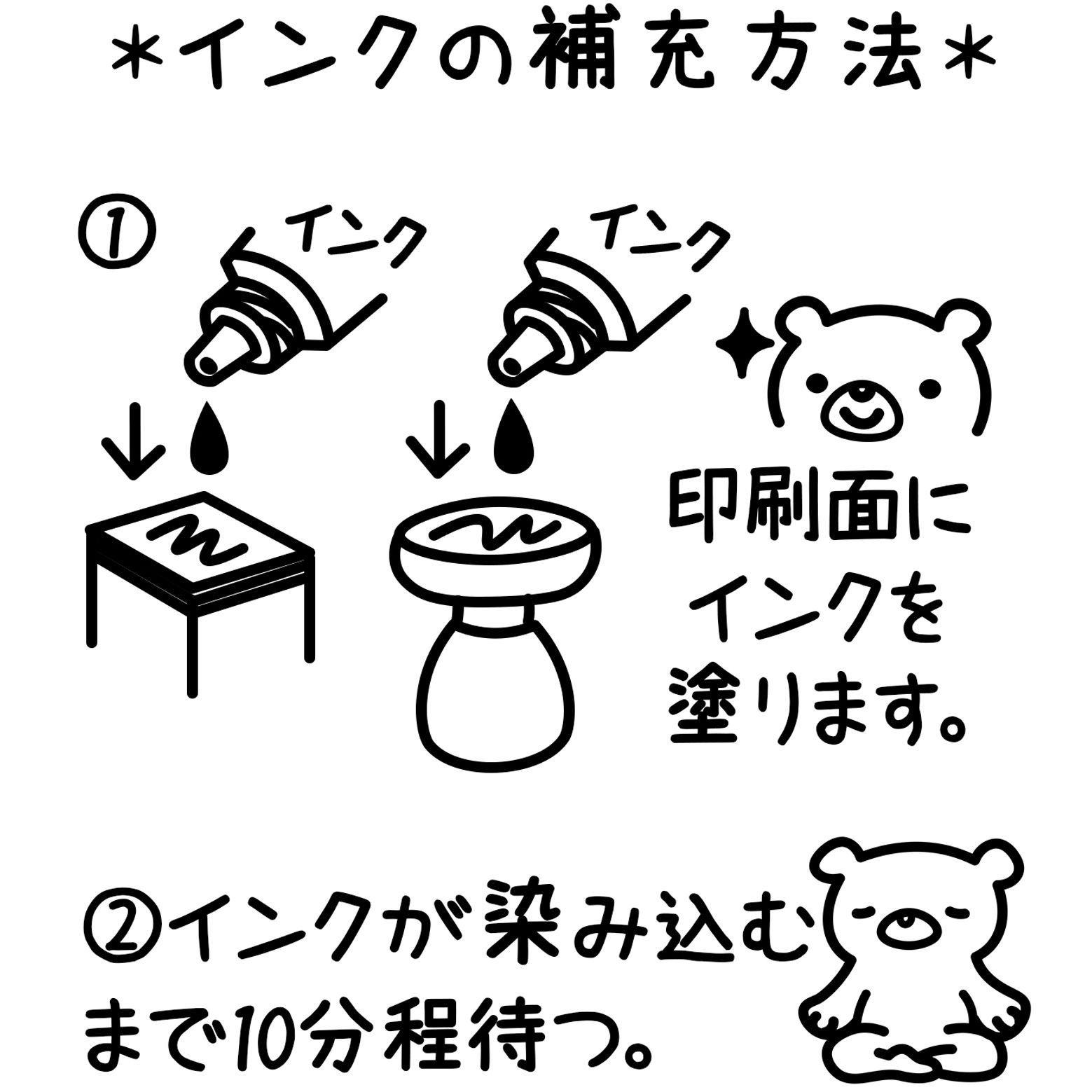 【ビーカー】理科先生スタンプ・名前はんこ-オーダーメイド-連続浸透印 ままたん様専用理科先生スタンプ・名前はんこ-オーダーメイド-連続浸透印