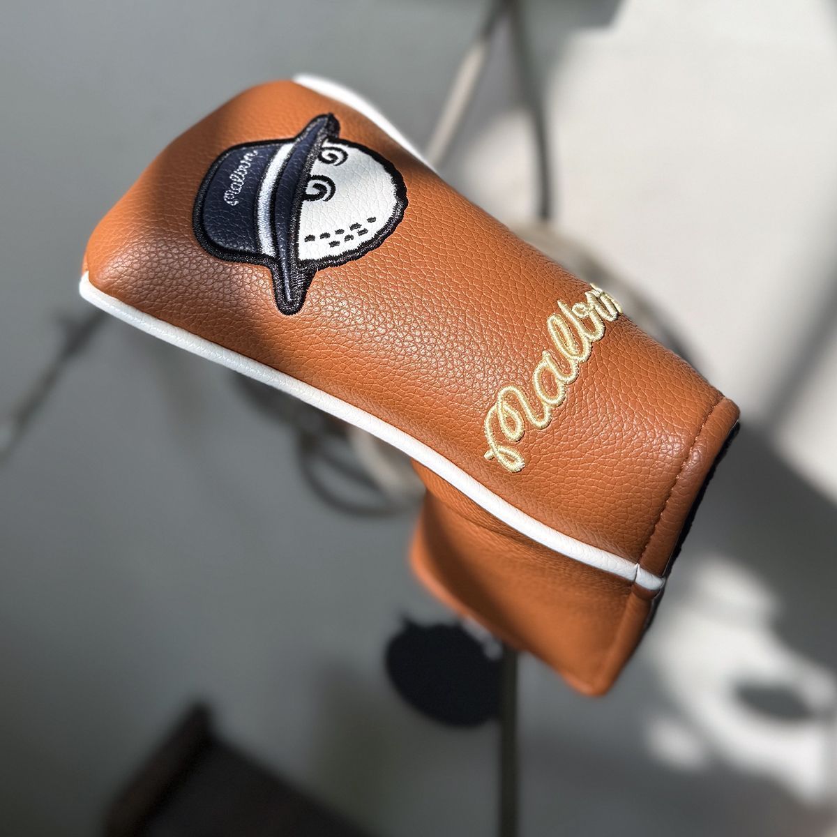 4点セット】ヘッドカバー MALBON GOLF ブラウンスポーツ用