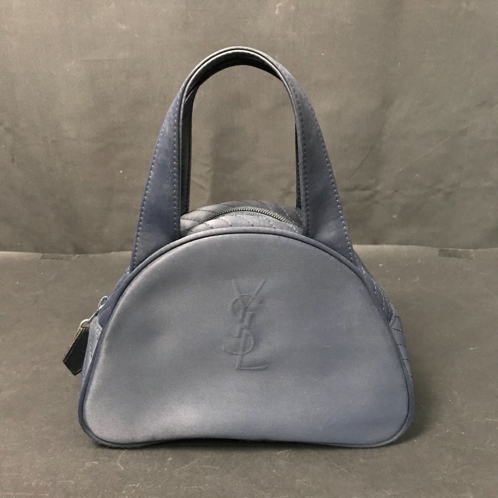 FG1127273 YSL イブ サン ローラン ハンド バッグ ネイビー FG1127273 YSL イブ サン ローラン ハンド バッグ ネイビー