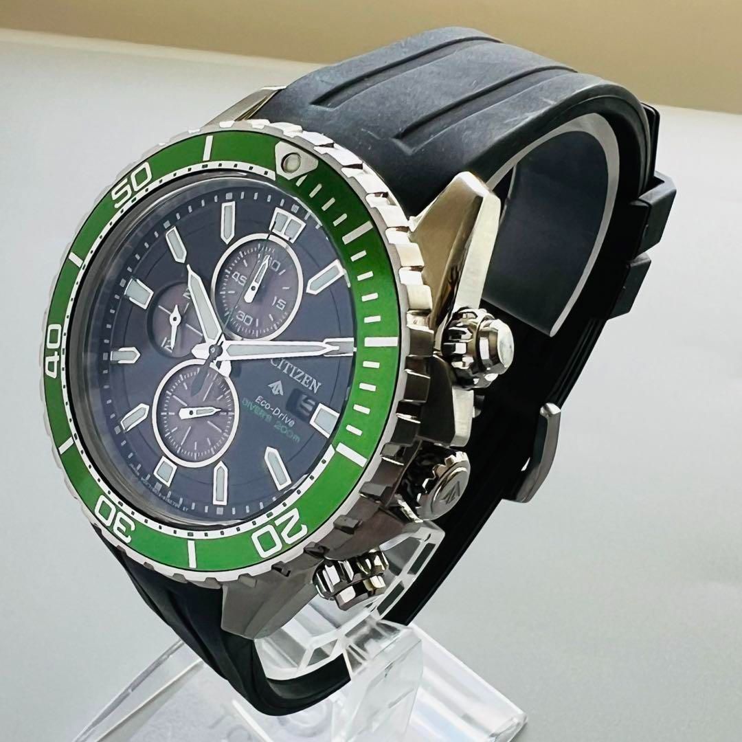 シチズン CITIZEN 展示品 腕時計 メンズ エコドライブ ソーラー プロマスター ダイバー グリーン ブラック 電池不要 - メルカリ