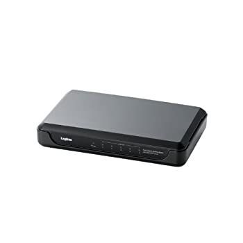 人気SALE，お買い得 【中古】(非常に良い)【2010年モデル】ロジテック スイッチングハブ(LANハブ) Giga対応 5ポート AC電源 LAN-GSW05/PHB スイッチングハブ