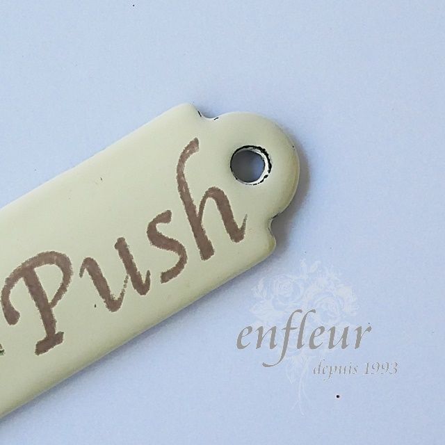 イマン ドアプレートサイン pull ＆push - メルカリ