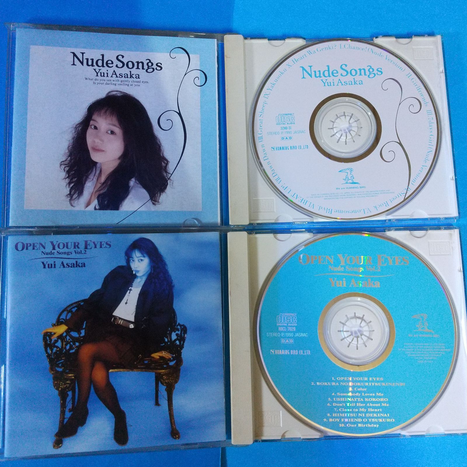 浅香唯 アルバム2枚セット 🟦Nude Songs🟦OPEN YOUR EYES -Nude Songs