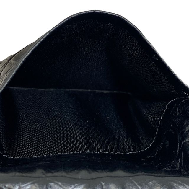 週末セール ディースクエアード2 71ZP023 クロコ型押し 財布 二つ折り財布 カード入れ カードケース 札入れ ロゴ レザー ブラック DSQUARED2 に近い