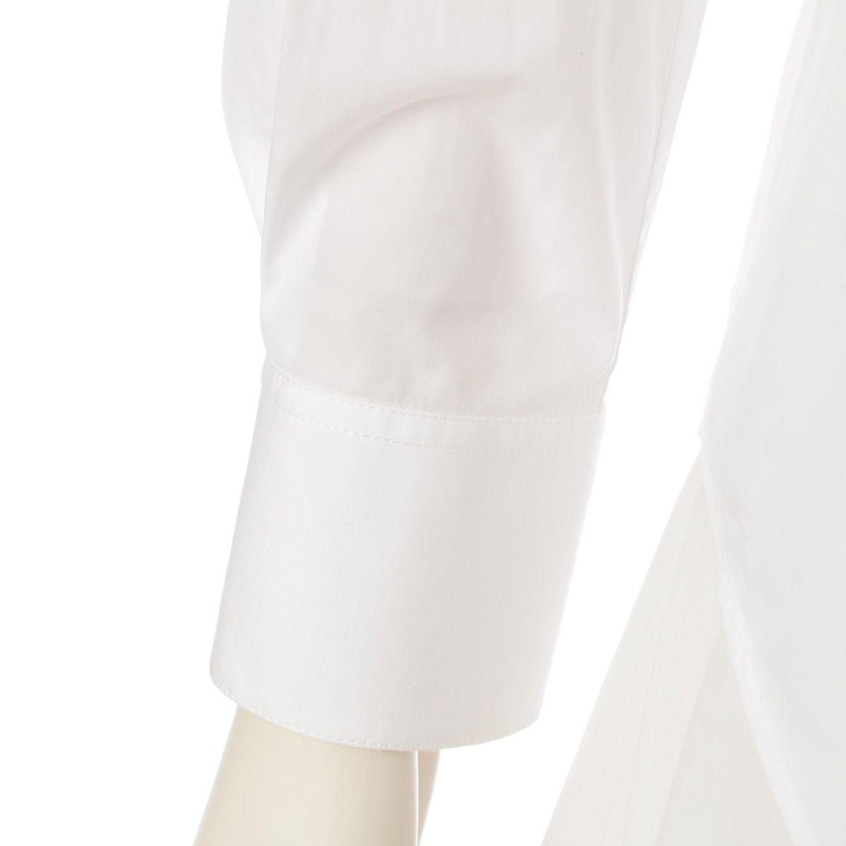 CELINE - セリーヌ コットン プリーツ 長袖 ブラウス シャツ トップス 2C019464D ホワイト 36【中古】 セリーヌ コットン プリーツ 長袖 ブラウス シャツ トップス
