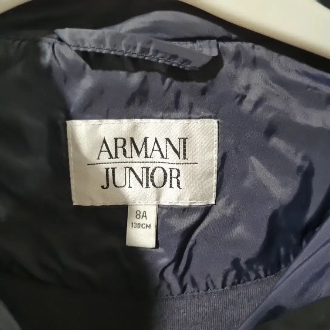  ARMANI アルマーニ ジュニア ネイビー フ フード ウィンドブレーカー その他 ジャケット ブルゾン