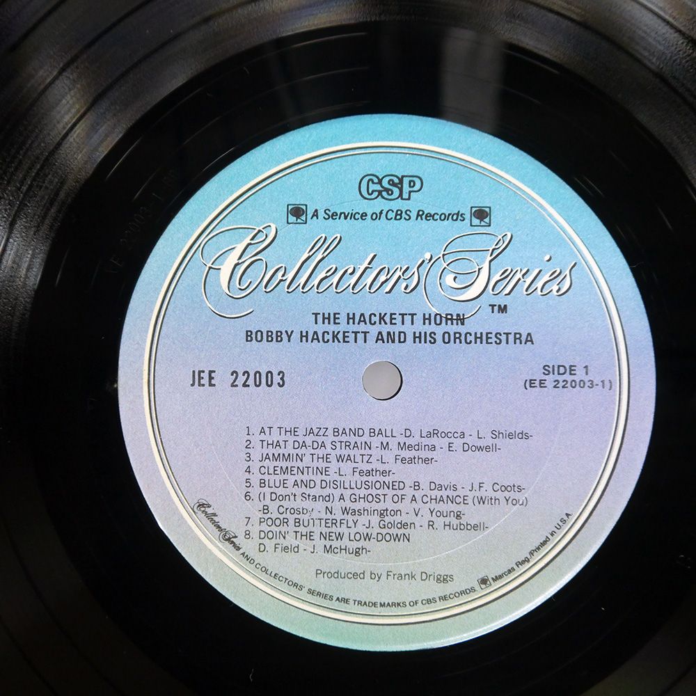 米 US盤 BOBBY HACKETT/THE HACKETT HORN/COLUMBIA SPECIAL