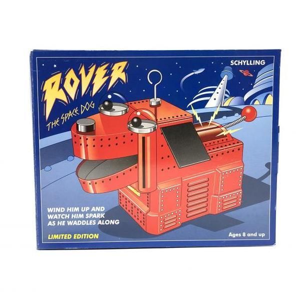 【中古】開封・箱イタミ） ヨシヤ　スペースドッグ　ブリキ[24]