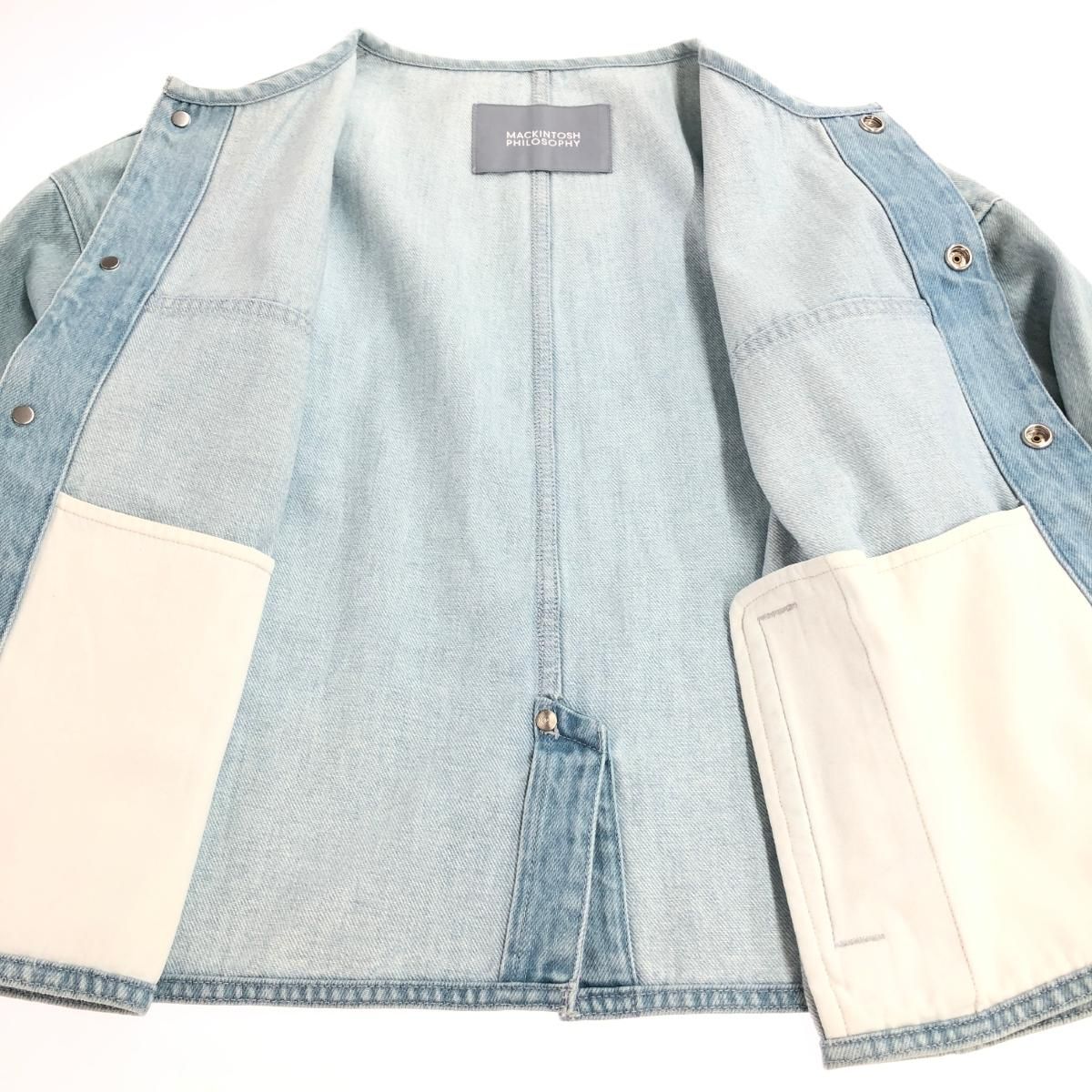【極美品】マッキントッシュフィロソフィー　デニムジャケット  インディゴ L 極美品】マッキントッシュフィロソフィー デニムジャケット