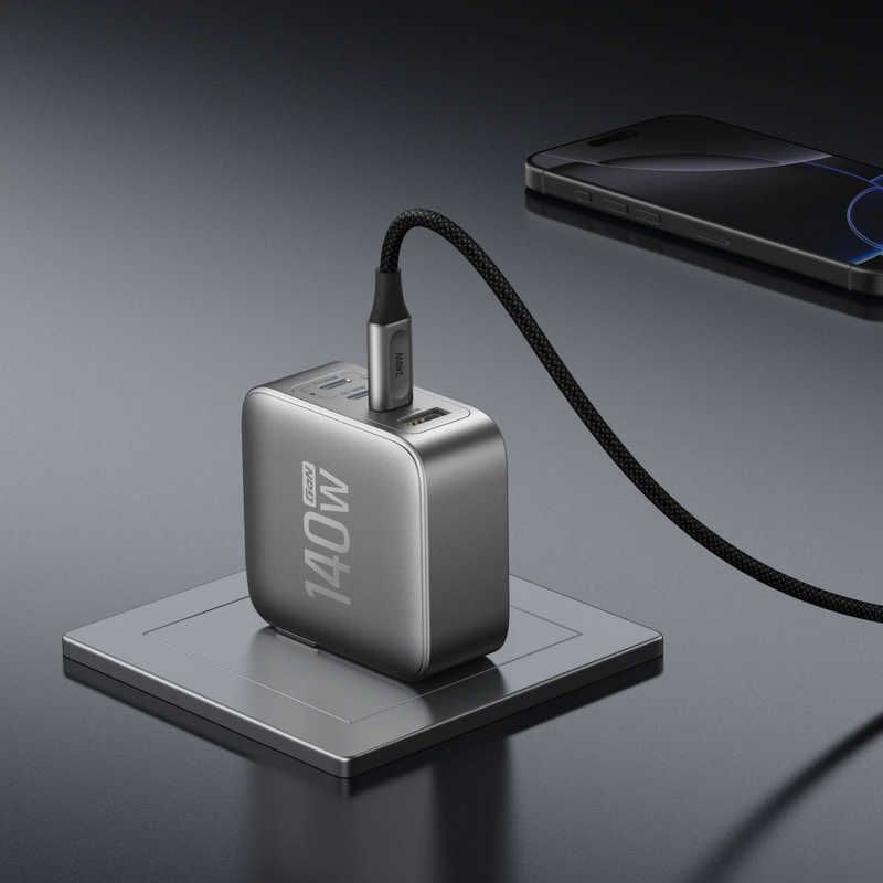 送料無料 ♥ 未開梱 エコフロー PD対応充電器 RAPID Pro 140W GaN急速充電器 4ボー卜 WEB EFA-140W-GAN-CHARGER-JP