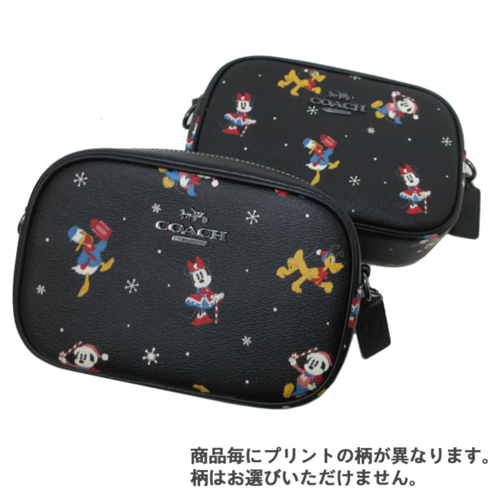 新品 未使用 コーチ ディズニー コラボ ミッキー ショルダーバッグ COACH】コーチ ディズニー ミッキー コラボ レザー 斜め掛け