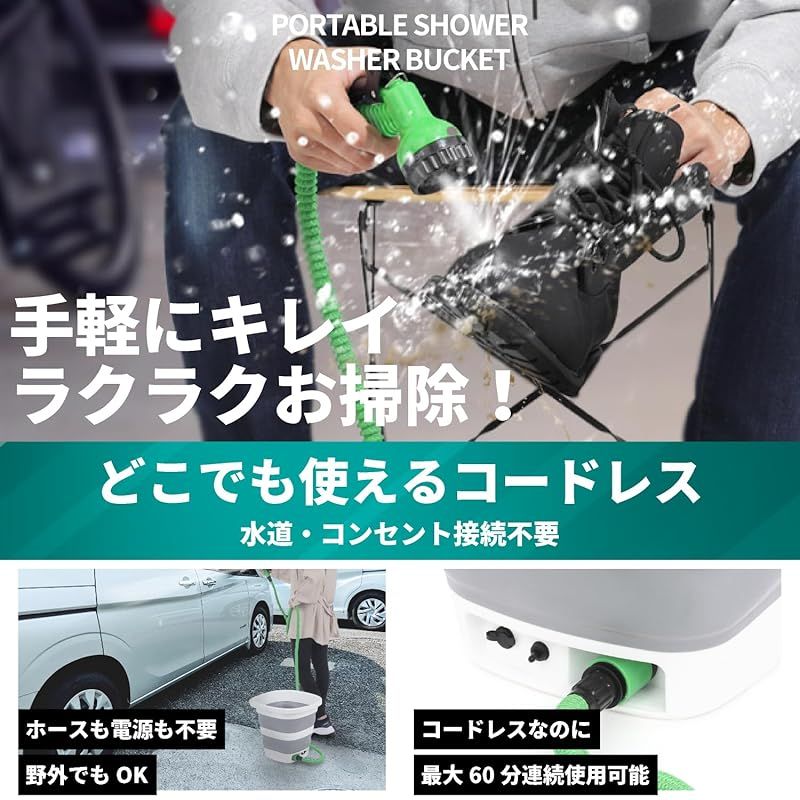 高圧洗浄機 充電式 コードレス 充電式ハンディウォッシャー 洗車ガン 高圧洗浄 Amazon | 高圧洗浄機 コードレス 充電式 高圧洗浄機 高圧洗浄
