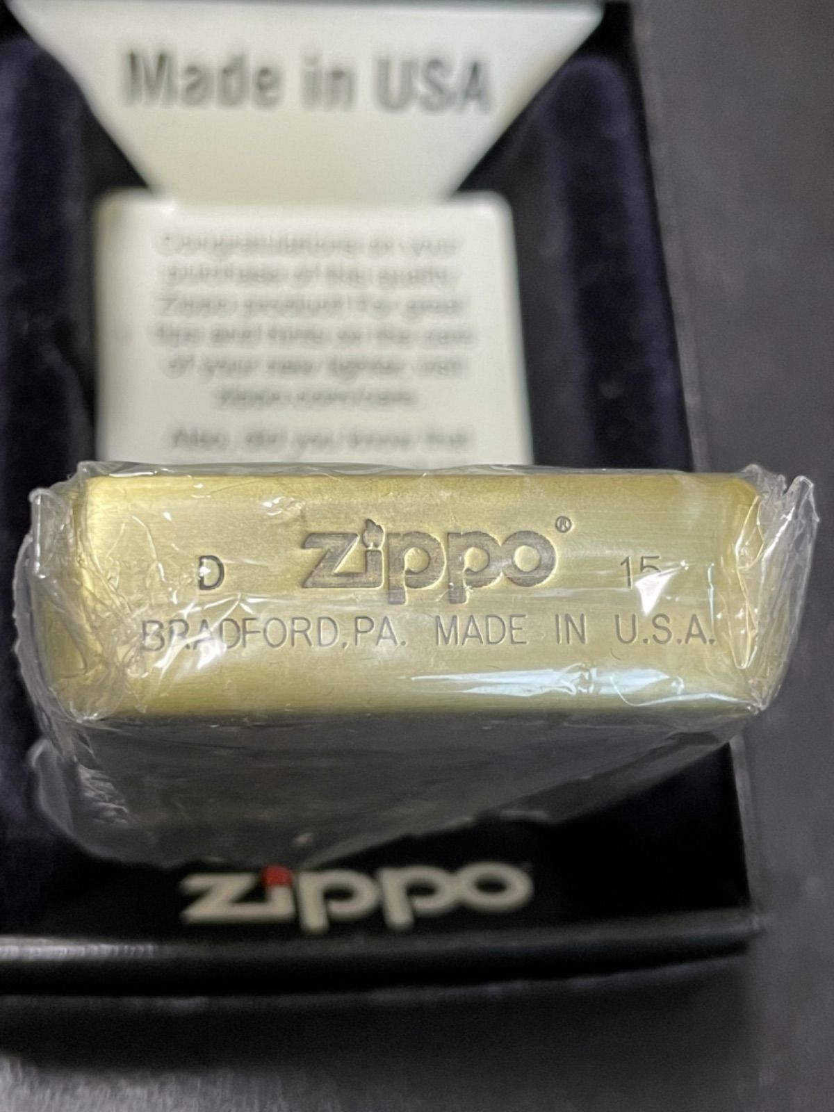 zippo となりのトトロ ゴールド スタジオジブリ 日本テレビ 2015年製 GOLD 前面刻印 ゴールド 宮崎駿 ケース 保証書 - メルカリ