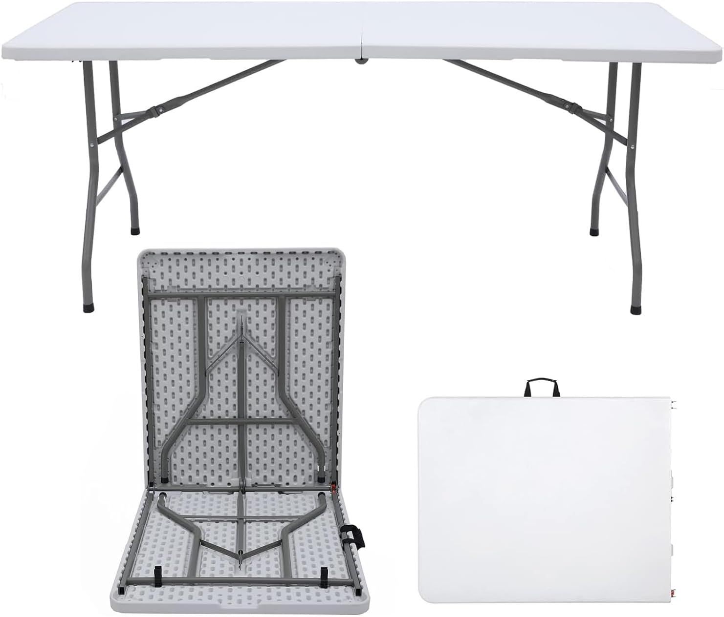 アウトドア 折りたたみテーブル 120cm 150cm 180cm アウトドア テーブル 折畳み ダイニングテーブル 簡単組立 持ち運び便利 耐荷重約120kg