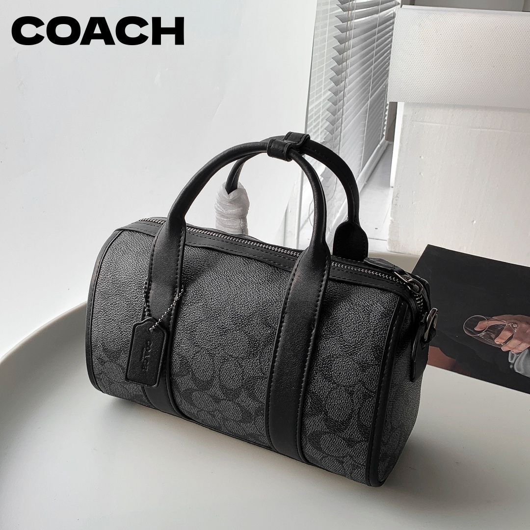 COACH コーチバッグ CA186 メンズミニボストンバッグ ハンドバッグ ショルダーバッグ 手提げバッグ アウトレット品 - メルカリ