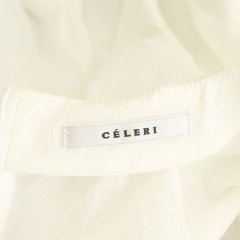セルリ 24SS GATHER ショートトップス カットソー ノースリーブ F セルリ CELERI 24SS GATHER ショートトップス ブラウス ノースリーブ F