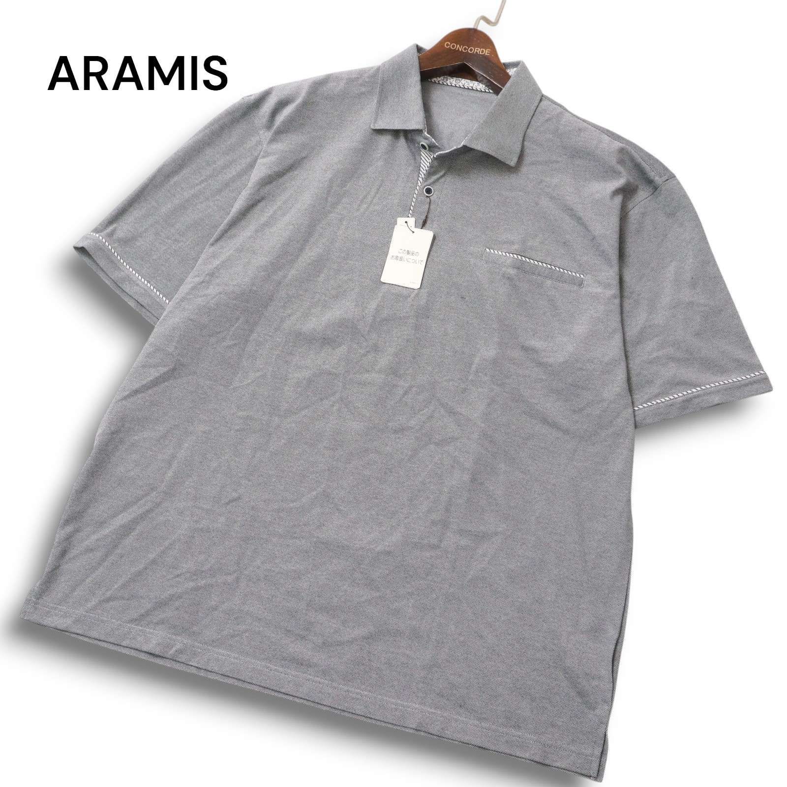新品 未使用】 ARAMIS アラミス 春夏☆ チェック 半袖 ポロシャツ Sz 