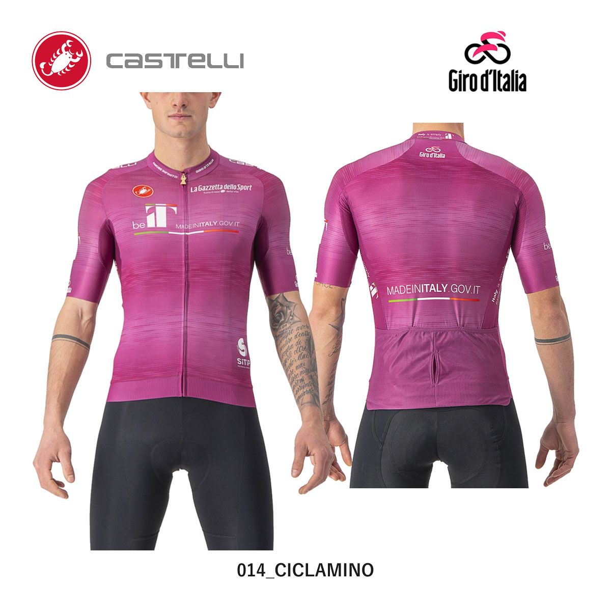 夏休み直前値下‼️ Castelli ROSSOCORSA サイクルジャージ CASTELLI ( カステリ ) 半袖ジャージ GIRO 108 COMPETIZIONE 3