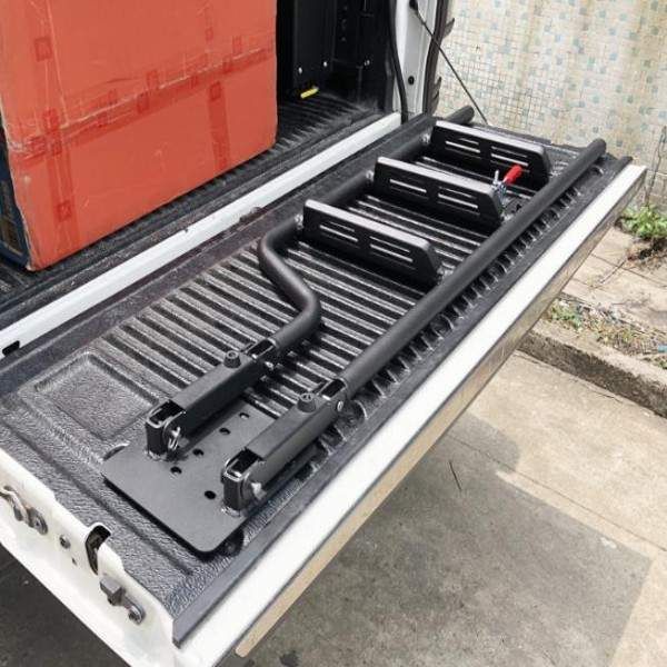 ユニバーサルリアドアラダーステップテールゲートラダーピックアップトラックハイラックスタコマタンドラダットサンGUN125