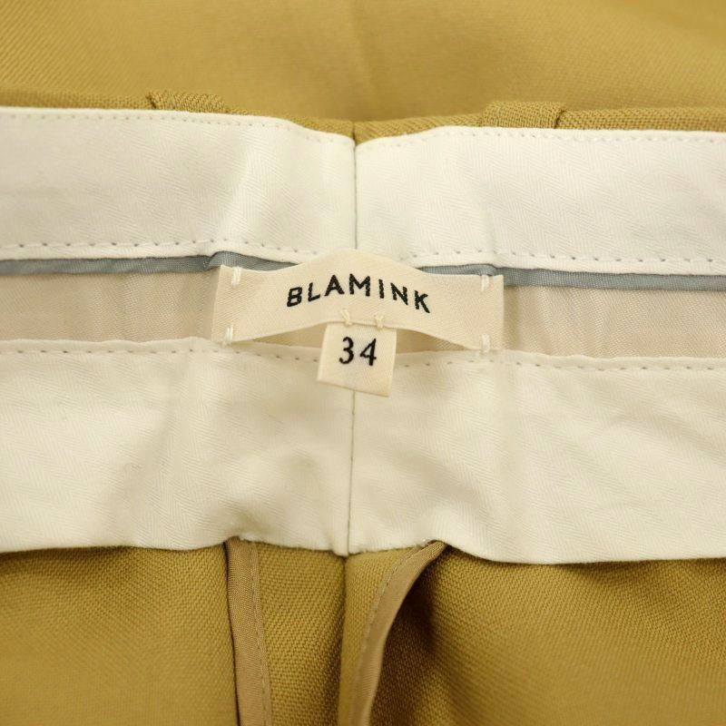 ブラミンク BLAMINK バックポケットパンツ ストレート ジッパーフライ  