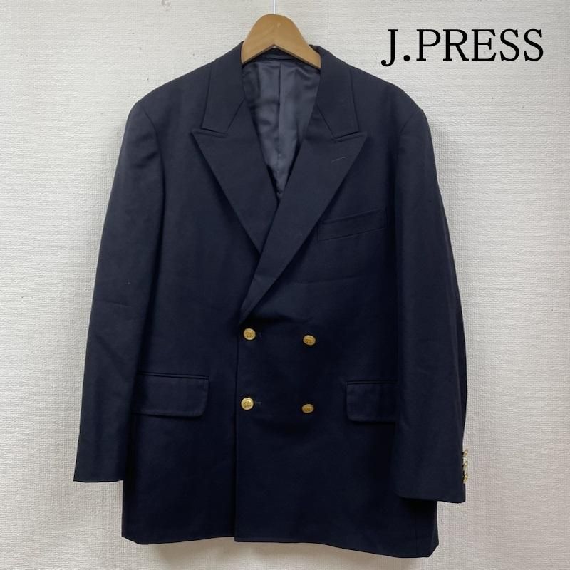 J.PRESS ジェイプレス ジャケット、上着 ジャケット、ブレザー ダブルブレスト 金ボタン テーラード ジャケット ウール サイズC96-W86-T175