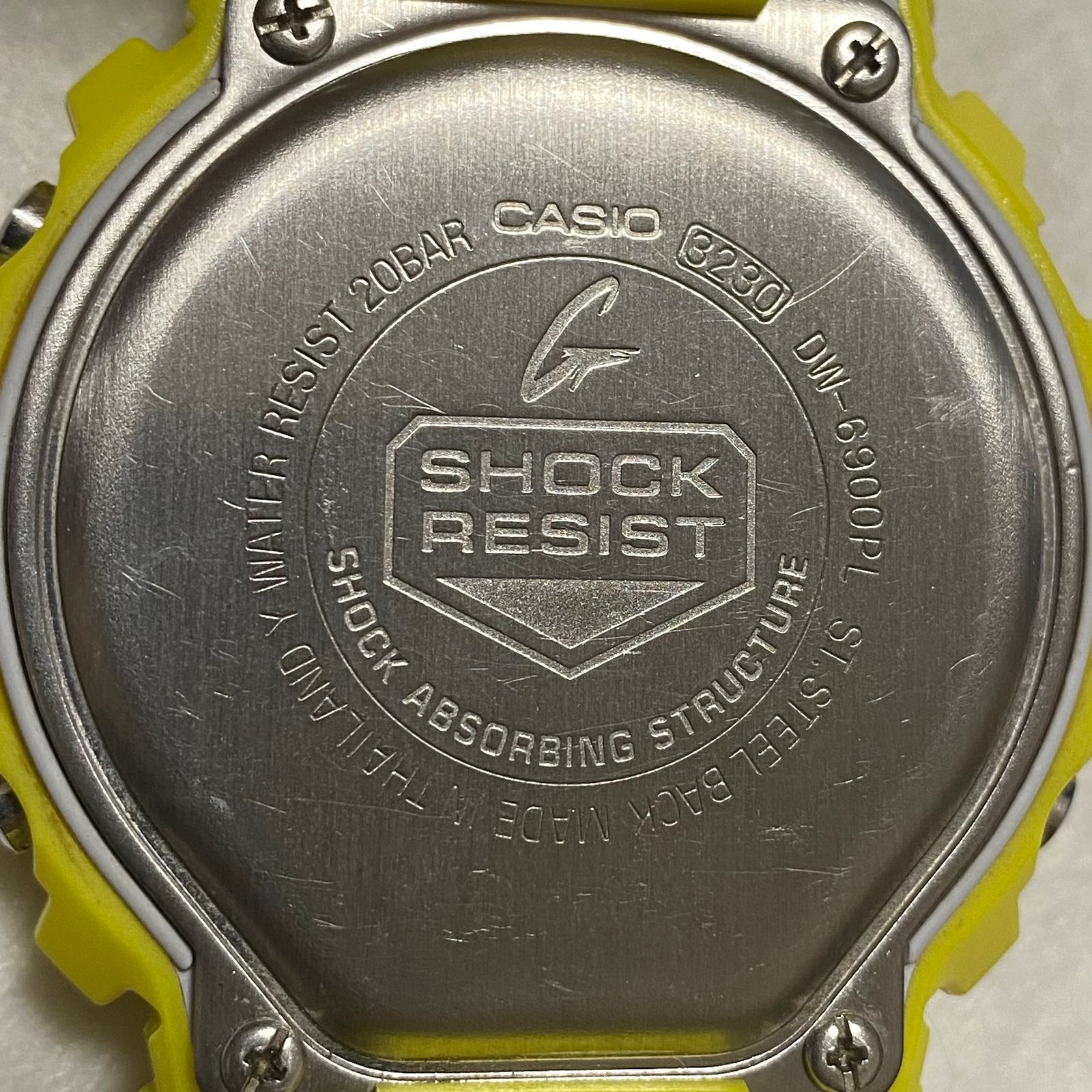 【希少】CASIO G-SHOCK 腕時計 イエロー DW-6900PL 楽天市場】【中古】CASIO G-SHOCK DW-6900PL-9 